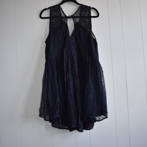 💕SOLD💕 Large NWOT Don't You Dare Navy Blue Dress